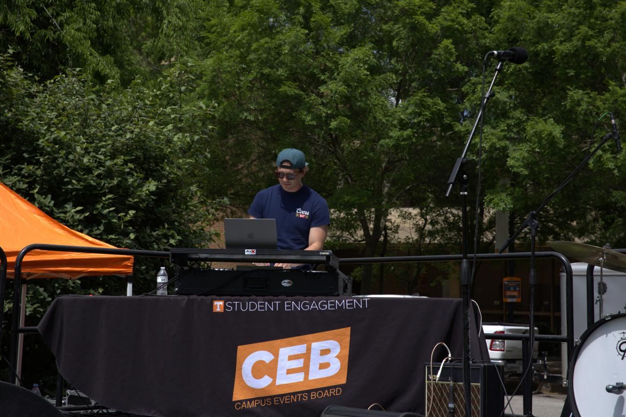 DJ performing at Party in the Park